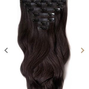Foxy locks 22 inch extensions in brown black